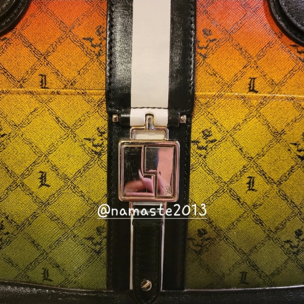 L.A.M.B. by Gwen Stefani Montego Rasta Ombre Handbag Luxury Designer Bag #608 - Picture 7 of 16